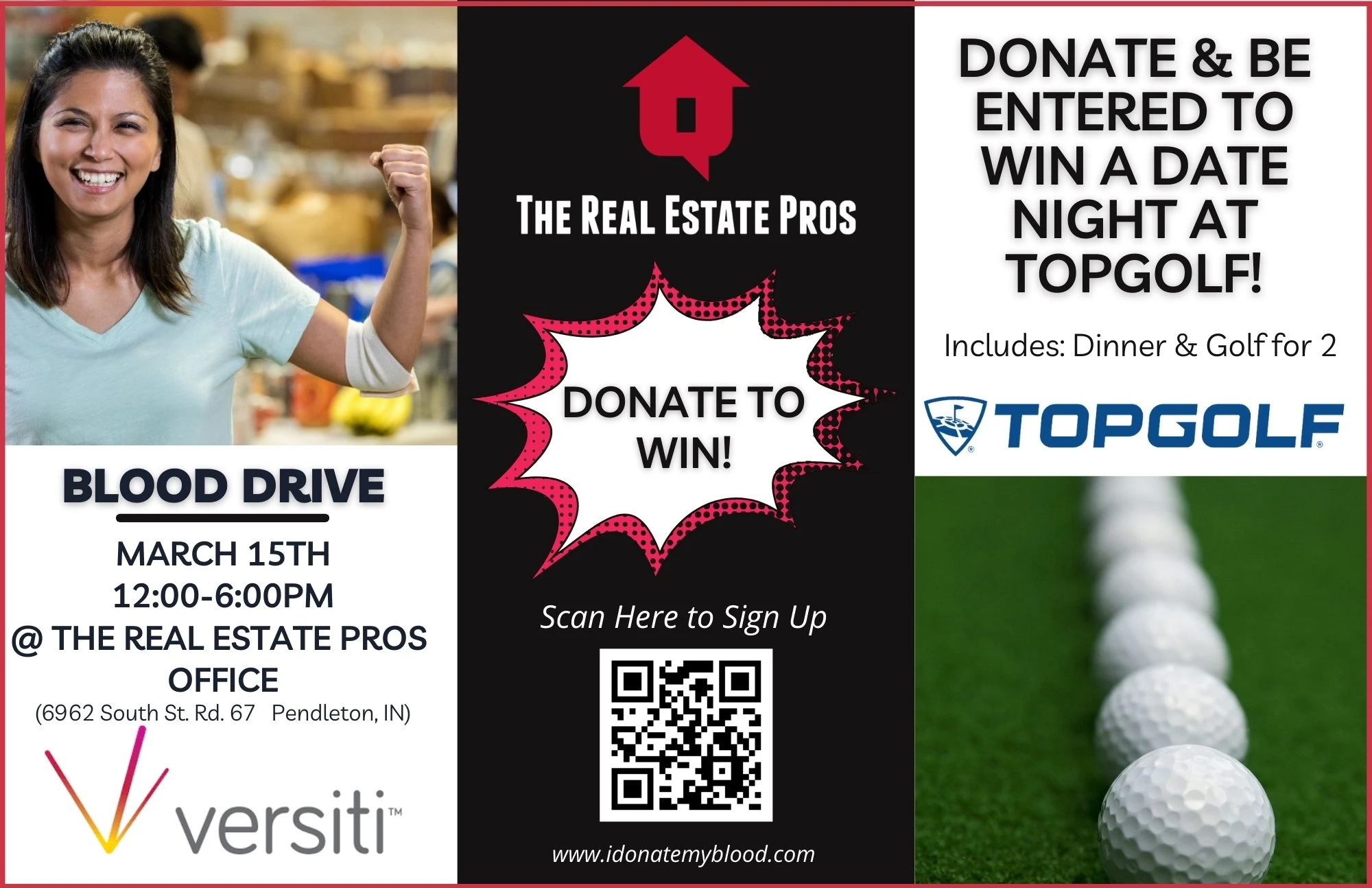 Donate to Win! – Donate Blood-Save Lives!